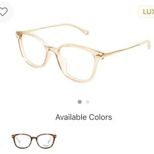 Chloé CH0219OA Asian fit 004 Gold Frame eyeglasses